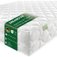 Dreamstar Ergonomische 7-zone XXL omkeerbare matras | 160 x 200 cm | 22 cm | H3 & H4 | Ergo Flex XXL