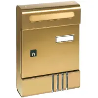 ALUBOX Postvakkenreeks 'Se', afgewerkt in brons