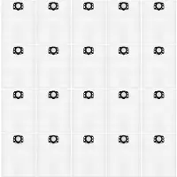 AreoSe - Stofzuigerzakken voor Karcher WD4 WD5 WD6 - 20 stuks