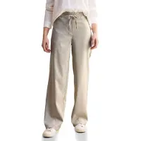 Cecil Dames Broek met wijde pijpen in Beige, Gr: L