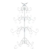 vidaXL Metalen kerstboom KUOPIO 90 cm Staal Wit