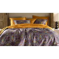 De Witte Lietaer Dekbedovertrek Leon Sunflower Satijn-260 x 200 / 220 / 240 cm | Extra Breed