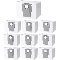 PromoHome 10 stofzuigzakken, compatibel met Xiaomi Roborock S8+ / S8 Pro Ultra / Q7 / Q7+ / Q7 MAX+ / S7 MaxV Ultra / Q7 plus / Q5 / Q5+