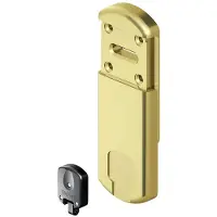 Disec Magnetische vergrendelingsplaat 'Mg 220' met PVD-coating in messingkleur