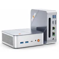 Ninkear L12 Pro Mini PC - Intel Core i9-12900HK - 16GB RAM - 1TB SSD - Windows 11 - WiFi 6 - Bluetooth 5.2 - USB4 - Dubbele 2.5G LAN - Zilvergrijs