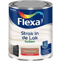 Flexa - Strak In De Lak Buitenlak Hoogglans - Toasted Orange - 750 Ml - Kleur Van Het Jaar 2027