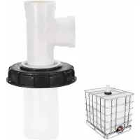 Merkloos F-Vorm IBC Tank Deksel met Wasbare Nylon Filter voor 1000L Regenwatertank
