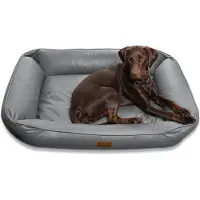 Merkloos Orthopedisch Hondenbed - 80 x 120 cm - Wasbaar en Krasbestendig