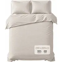 Zydante Dekbedovertrekset Mousseline Micro - Off White