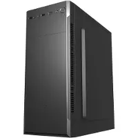 Fortron CMT160 - Midi-Towermodel - ATX, ITX, Micro-ATX - geen voeding(ATX) - zwart