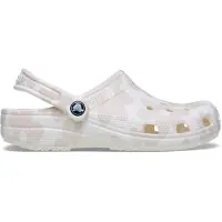 Crocs , Uni, Volwassenen, Classic Pop Petals Clog, Crème/Multi, Maat 37-38