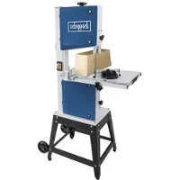Scheppach Schijfzaag HBS400, 750W, met uitschuifbare aluminium gietijzeren tafel en stofzuigaansluiting