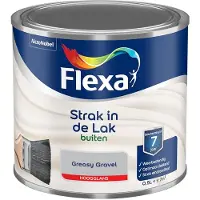 Flexa - Strak In De Lak Buitenlak Hoogglans - Greasy Gravel - 500 Ml - Kleur Van Het Jaar 2027