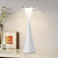 NETTLIFE Tafellamp LED - wit - 3 Kleurtemperaturen - USB Oplaadbaar - LED Bedlamp - Touch Dimbaar - 3 helderheidsniveaus - voor Slaapkamer | Woonkamer | hotel | Keuken