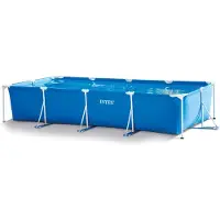 Intex 28274NP, 7127 liter, Framezwembad, Geschikt voor kinderen en volwassenen, Inclusief ladder, Blauw, 42,3 kg
