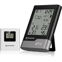 Bresser - Radiogestuurde Weerstation - Zwart/Grijs