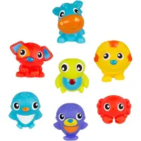 Playgro Badspeelgoed - Floating Fun Friends- badgeschenkset - Schimmelvrij - Badspeelgoed - waterspeelgoed baby - Waterspeelgoed Peuters - Baby Speelgoed - Waterspeelgoed - BPA vrij