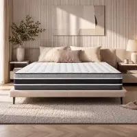 OEM 7-zone koudschuimmatras, 140x200 cm, 30 cm, met zomer- en winterzijde