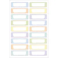 Zdesign Textiel etiketten, 13 x 45 mm, Monsters
