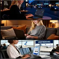 Ninkear 15.6 inch Laptop AMD Ryzen 5 5500U - 16GB RAM - 512GB SSD - Windows 11 - Full HD IPS Scherm - WiFi 6 - Verlicht Toetsenbord - Vingerafdrukscanner