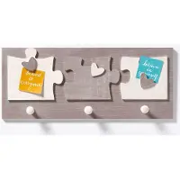 Walther design Elemento - Houten galerij list - voor 3 Foto's 8x8 cm - Grijs/Crème wit