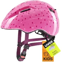 Merkloos uvex Kid 2 Lichte fietshelm voor kinderen, individuele maataanpassing, wasbare binnenuitrusting