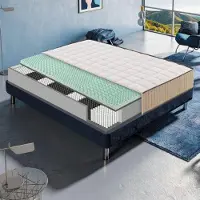 MaterassieDoghe Matras, 135x190 cm, hoogte 26 cm, pocketveringmatras, H3, ergonomisch 5-zone systeem