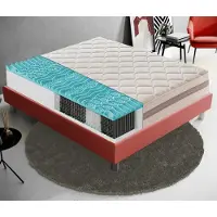 MaterassieDoghe Matras, 70x200 cm, hoogte 22 cm, pocketveringmatras, H3, ergonomisch met 9 zones