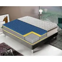 MaterassieDoghe Matras, 70x190 cm, hoogte 27 cm, pocketveringmatras, H2, ergonomisch - Afneembare hoes met 7 zones