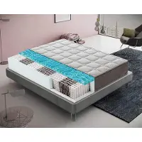 MaterassieDoghe Matras, 120x190 cm, hoogte 25 cm, pocketveringmatras, H3, ergonomisch met 9 zones