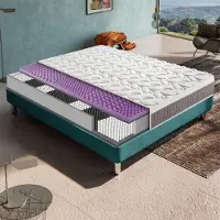 MaterassieDoghe Matras, 70x200 cm, hoogte 26 cm, pocketveringmatras, H3, ergonomisch 5-zone systeem