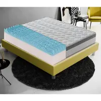 MaterassieDoghe Matras, 140x190 cm, hoogte 25 cm, traagschuimmatras, H2, ergonomisch - Afneembare hoes, 9 zones