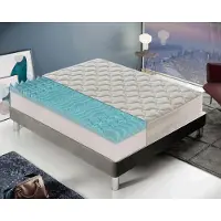MaterassieDoghe Matras, 135x190 cm, hoogte 25 cm, traagschuimmatras, H2, ergonomisch - Afneembare hoes met 9 zones