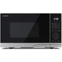 Sharp YC-PC284AE-S - Vrijstaande combi magnetron - 28L 900W 14 kookprogramma’s - Zilver