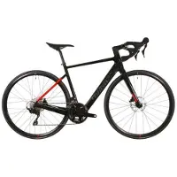 Wilier Triestina Garda Hybride Elektrische Racefiets Shimano 105 12S 250 Wh 700 mm Zwart Rood || Maat: L / 177-182 cm