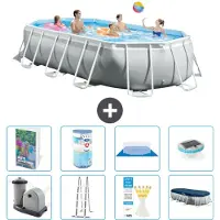 Intex Prism Frame Zwembad, Ovaal - 503x274x122 cm - 7-delig, model S622