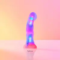 Desirel - Sugar Bomb - Dildo met LED Verlichting - Roze/Geel