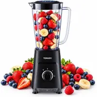 Tomado Blender - 1 liter - 2 snelheden - pulsestand - rvs messen