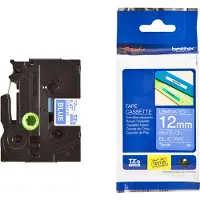 Brother TZe-535 Tape Wit op blauw (12 mm)