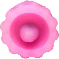Creature Cocks - Glow Jelly Likkend & Vibrerende Clitoris Stimulator - Roze