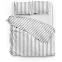 Zo! Home Dekbedovertrek Banda Di Lino Dove Grey - 200 x 200/220 cm