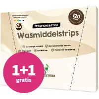 Mr. Green Mind 1+1 gratis: Wasstrips Fragrance Free 120 wasbeurten