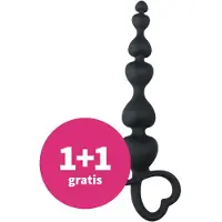 EasyToys 1+1 gratis: Anaal Kralen met Hartje Zwart