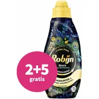 Robijn 2+5 Gratis: Klein & Krachtig Wasmiddel Black Beautiful Mystery 22 Wasbeurten 665 Ml