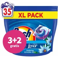 Dash 3+2 gratis1+1 gratis: Wasmiddelcapsules 4in1 Pods Zeebries 35 stuks