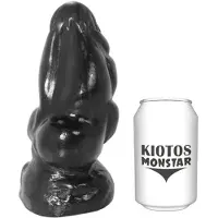 Kiotos Monstar - Gremlin - Dildo - 21,5 x 9,3 cm - Zwart