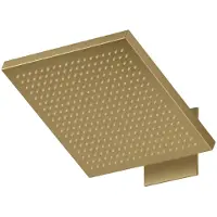 Hotbath Ace AC194 hoofddouche velvet vierkant geborsteld messing PVD