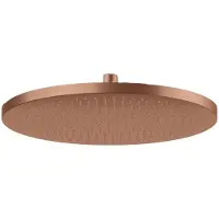 Hotbath Ace AC106 hoofddouche velvet 30cm rond geborsteld koper PVD