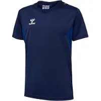 Hummel Functioneel shirt 'Authentic' navy / ultramarine blauw / zwart / wit