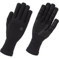 Agu Merino Knit Handschoenen Lange Vingers Essential Waterproof - Zwart - L